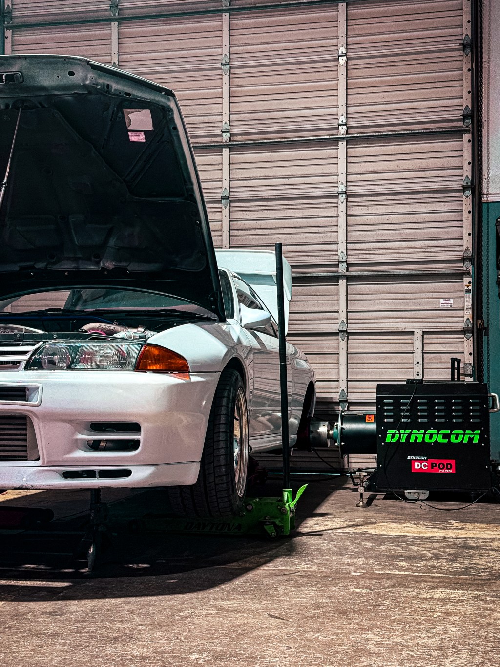 Car on the dyno at StreeTechniques